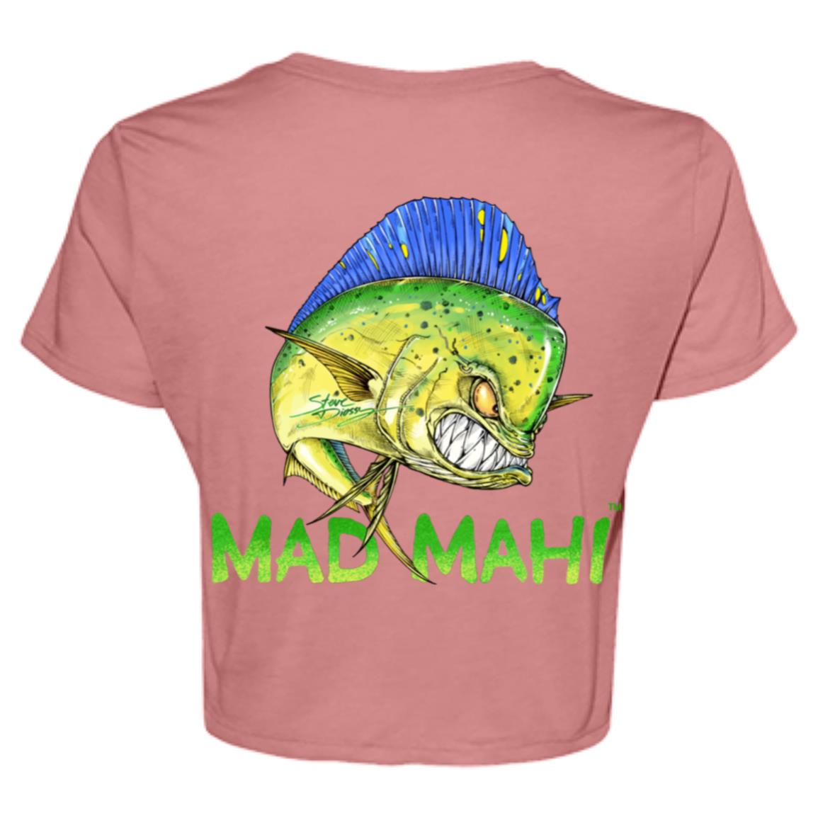 Mad Mahi™ Ladies' Flowy Cropped Tee DTF